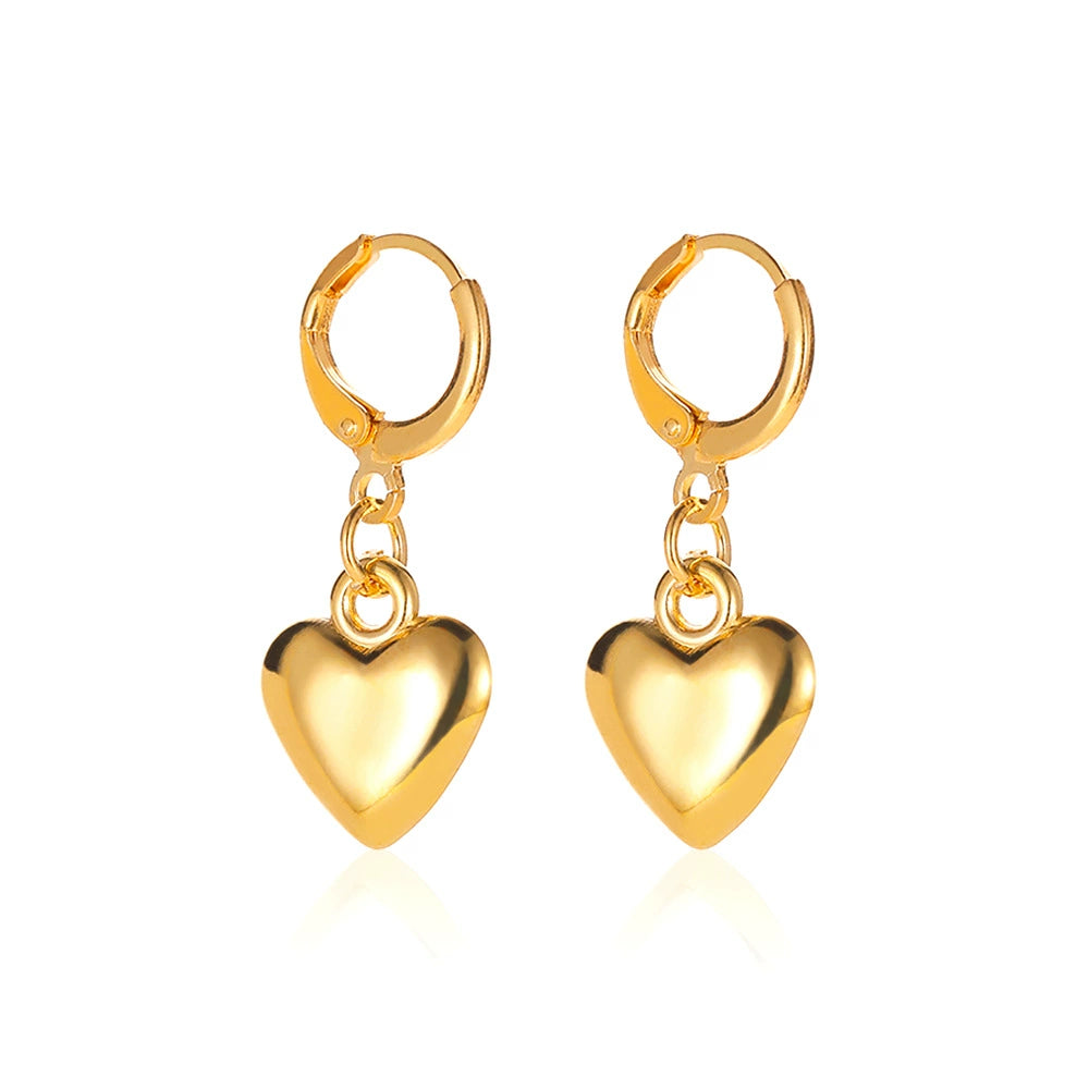 Just Lil Things Heart Shaped Hoop Earring jlt13298