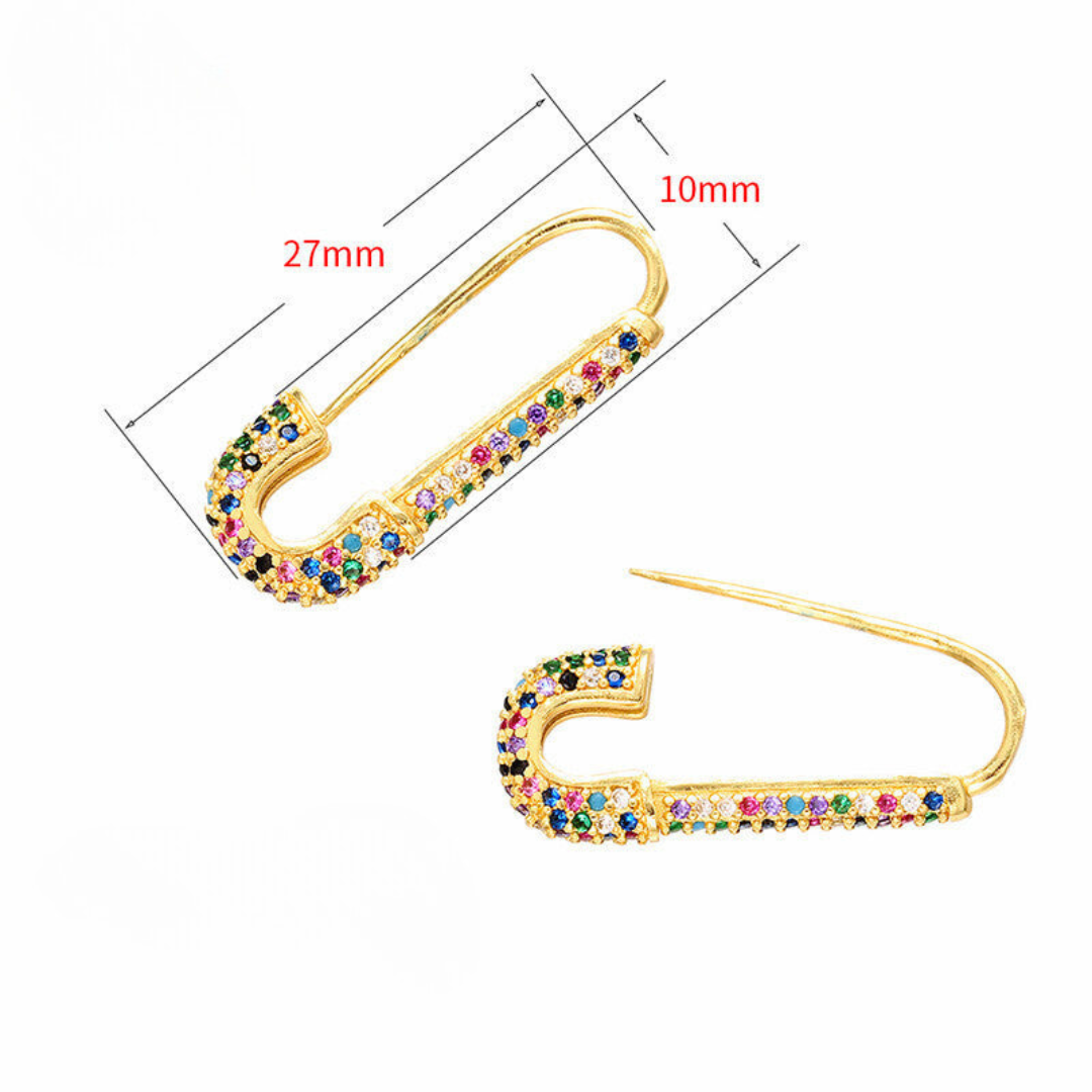 Just Lil Things Gold Drop Earrings JLT12652