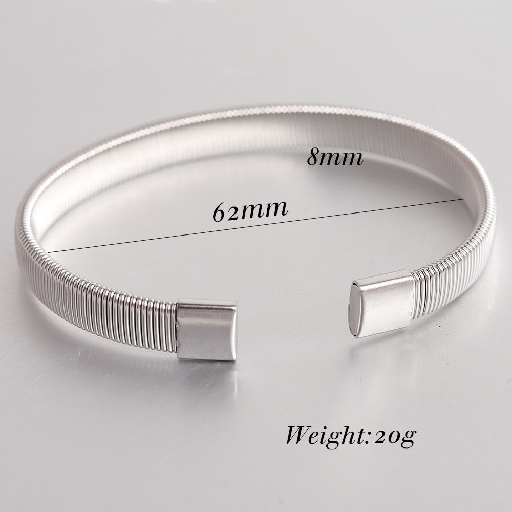 Just Lil Things Artificial Silver Bracelets jltb0378