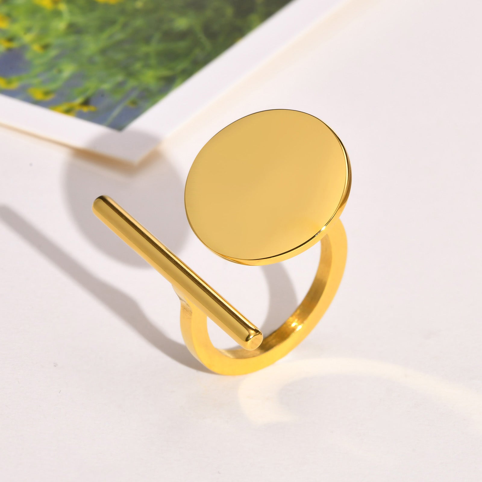 Just Lil Things Artificial Gold Rings jltr0283