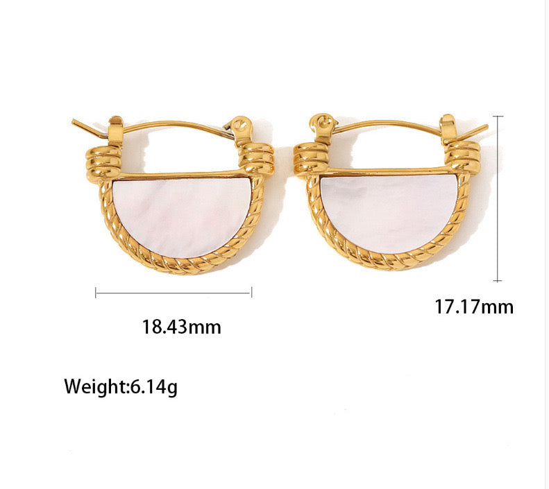 Just Lil Things Gold Pin Earrings jlt12142