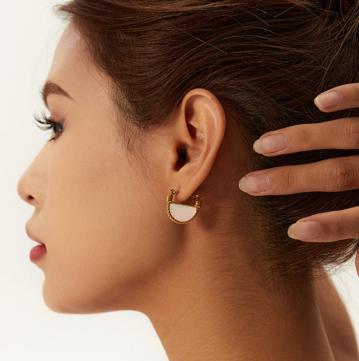 Just Lil Things Gold Pin Earrings jlt12142