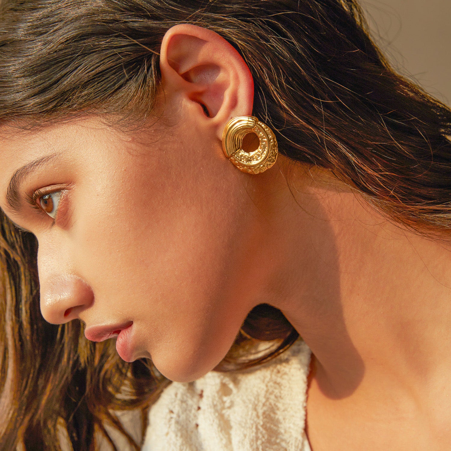 round square love earrings jlt13120