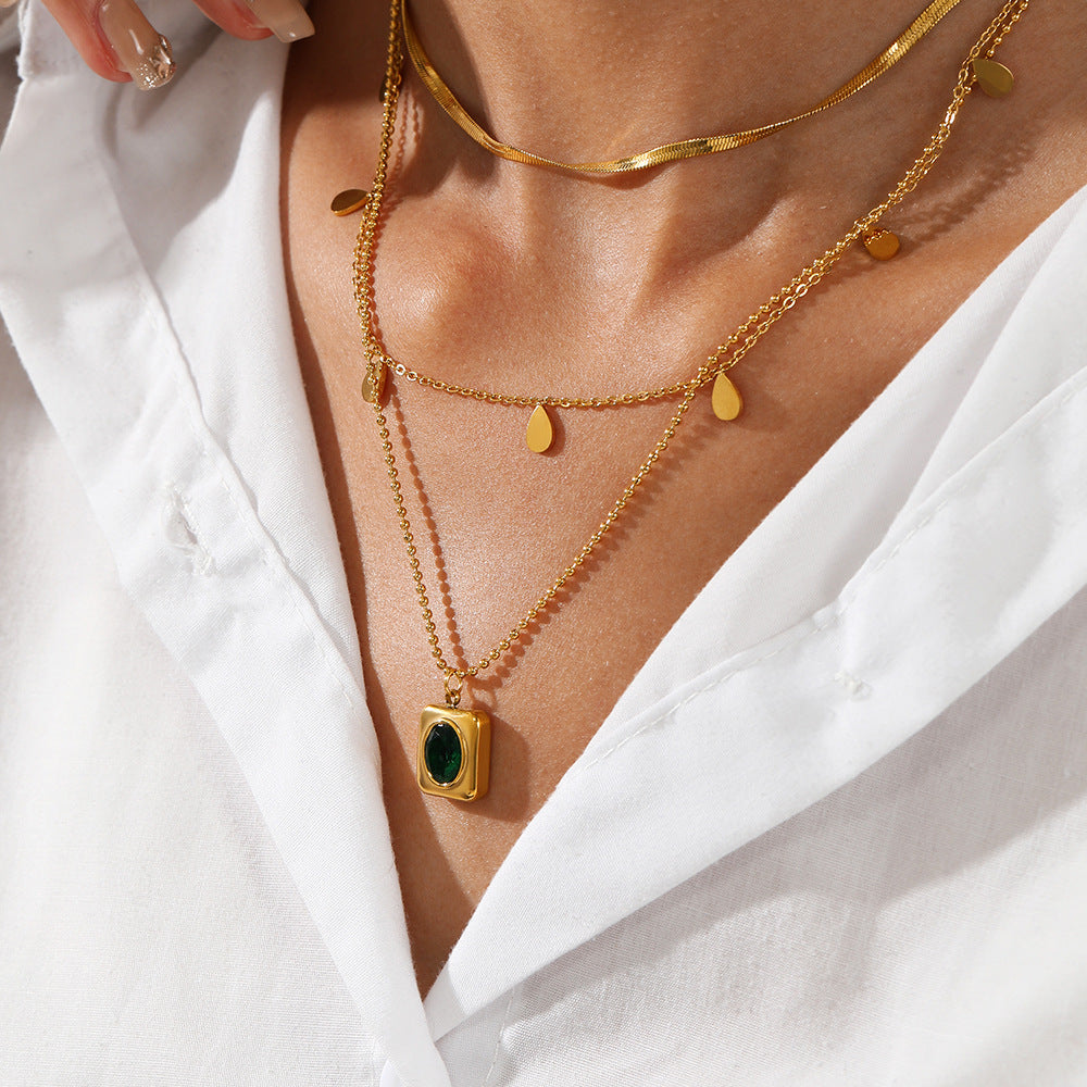 Just Lil Things Artificial Gold Necklace jltn0725