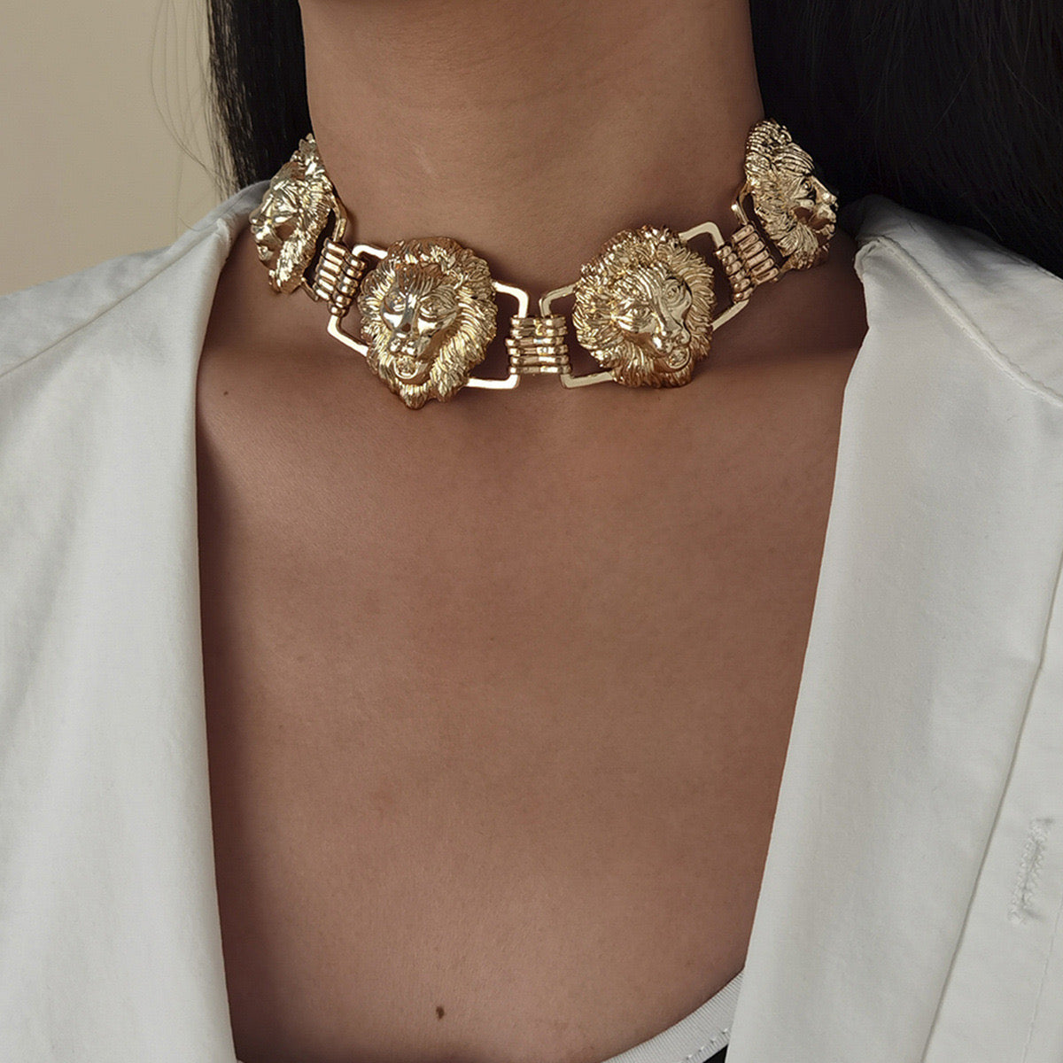 Just Lil Things Artificial Gold Necklace jltn0726