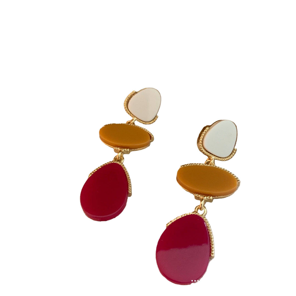 Just Lil Things Multi Color Pin Earrings