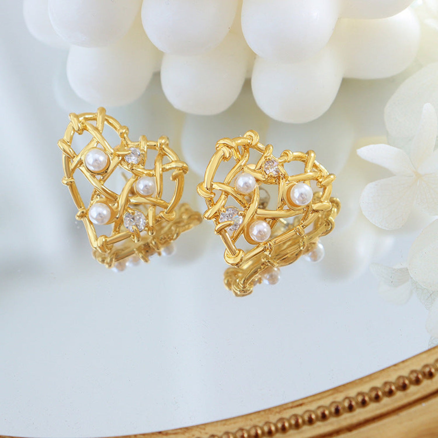 Just Lil Things Gold Pin Earrings