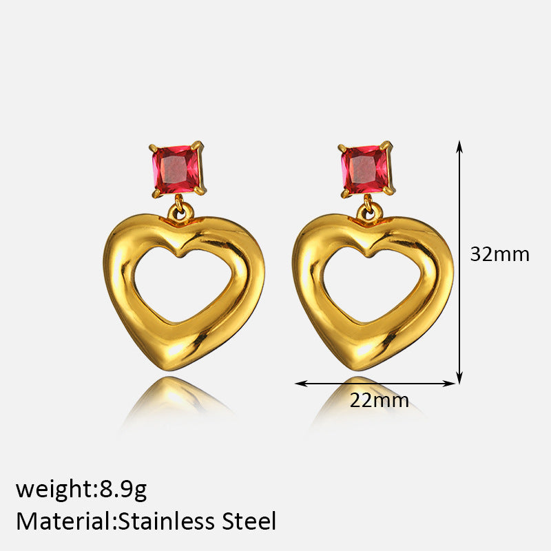 Just Lil Things Gold Pin Earrings