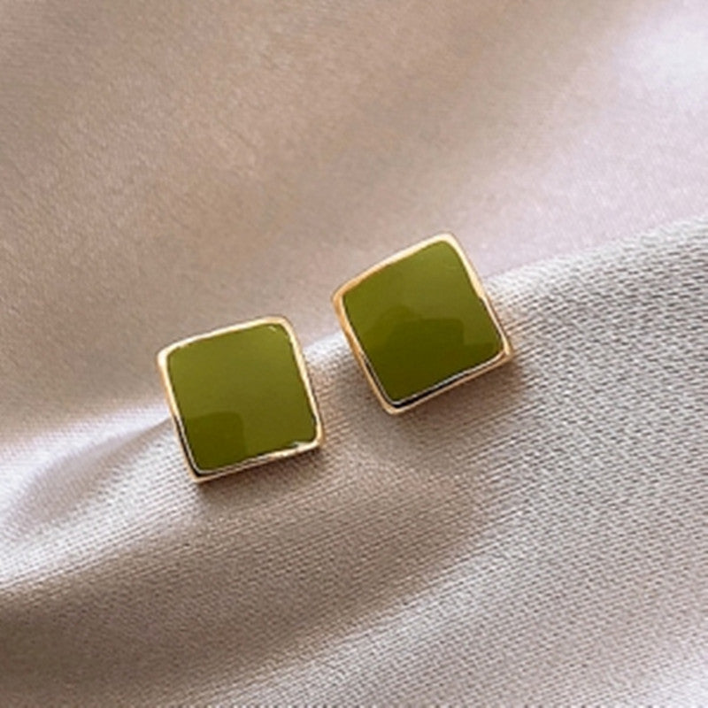Just lil things Green Pin Earrings JLT12584