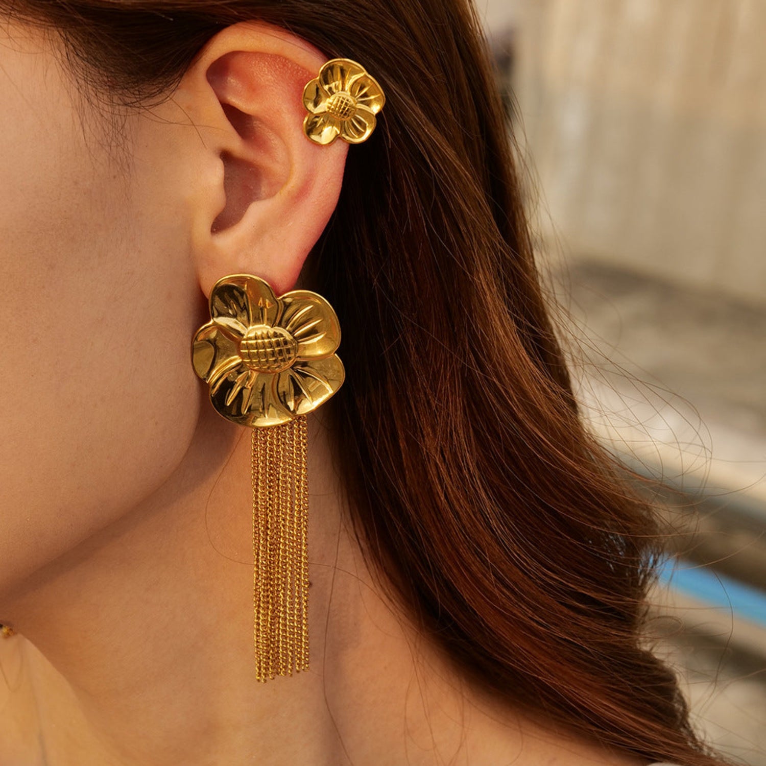 Just Lil Things Gold Pin Earrings JLT12616