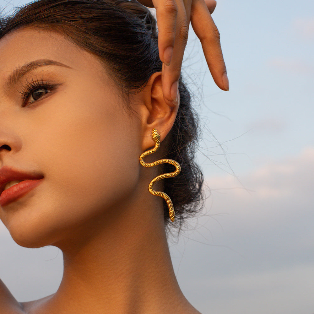 Just Lil Things Gold Drop Earrings JLT12617