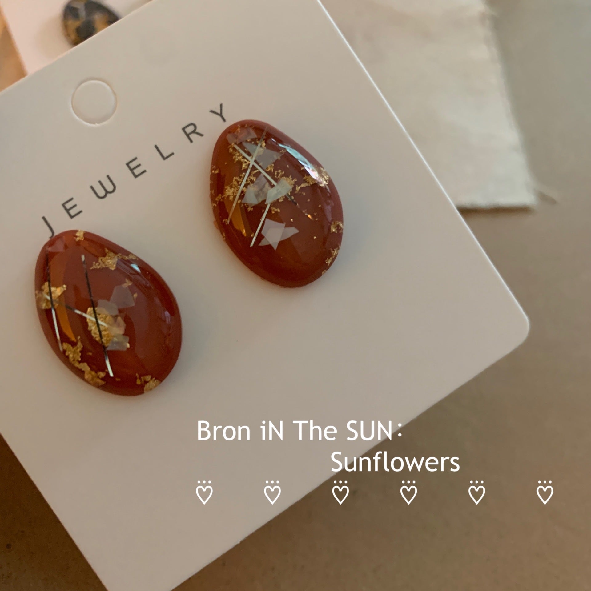 Just Lil Things Gold Stud Earrings JLT12639