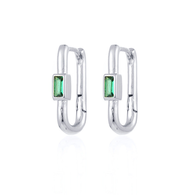 Just Lil Things Green Drop Earrings JLT12662