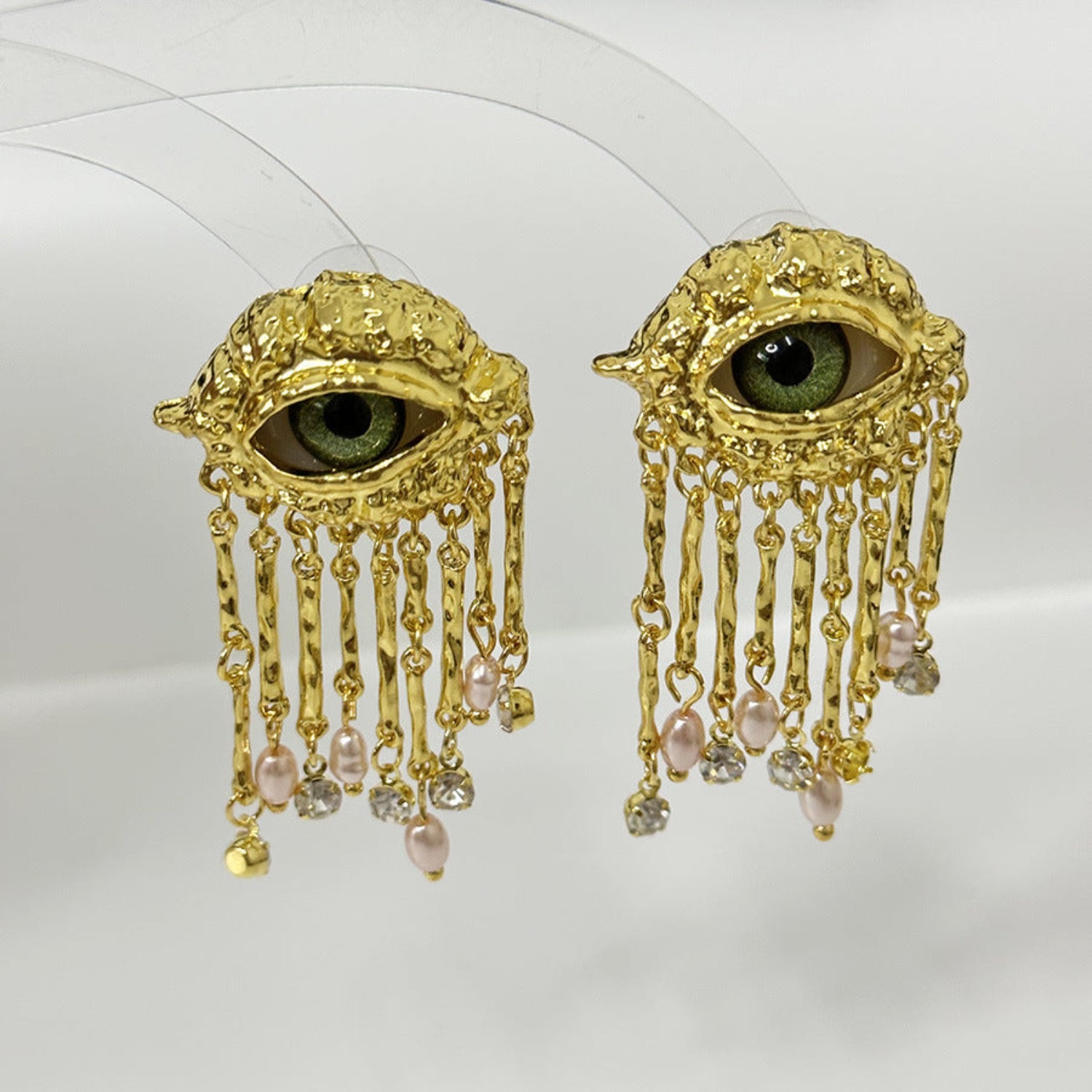 Visionary Charms Tassel Chain Drop Earring JLT12918