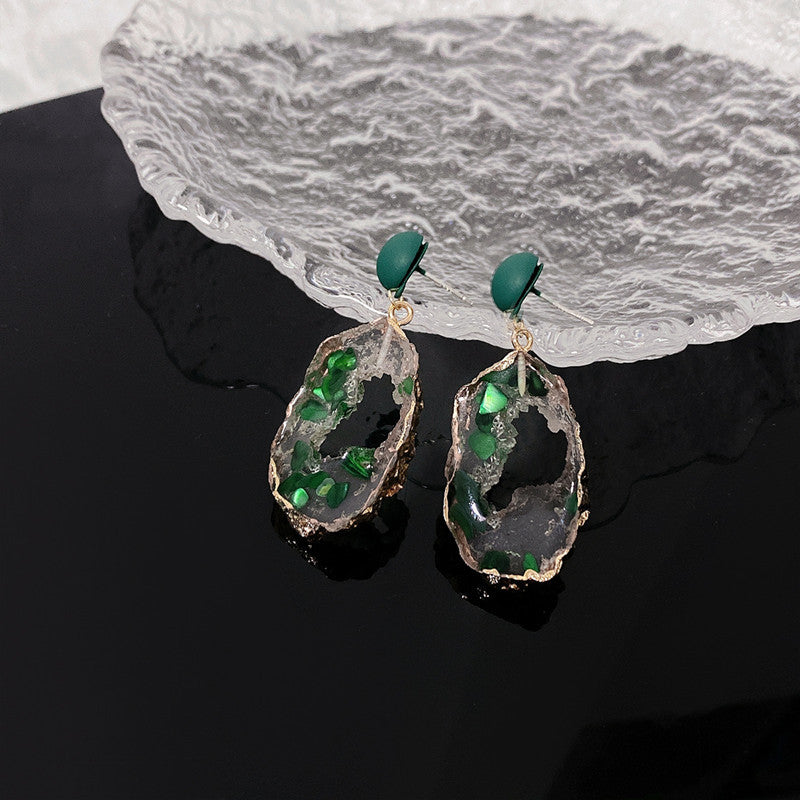 Emerald Oasis Green Pin Earring JLT12995
