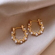 Glow Circles With Pearl Hoops JLT13016