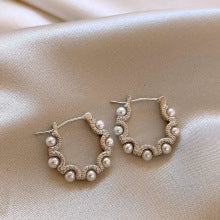 Glow Circles With Pearl Hoops JLT13017