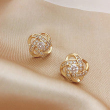 Golden Eternity Knots Earrings JLT13033