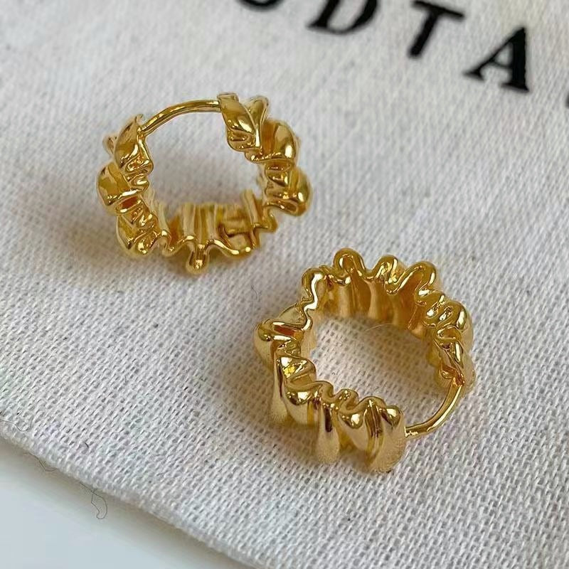 Sunlit Ripple Hoops JLT13234
