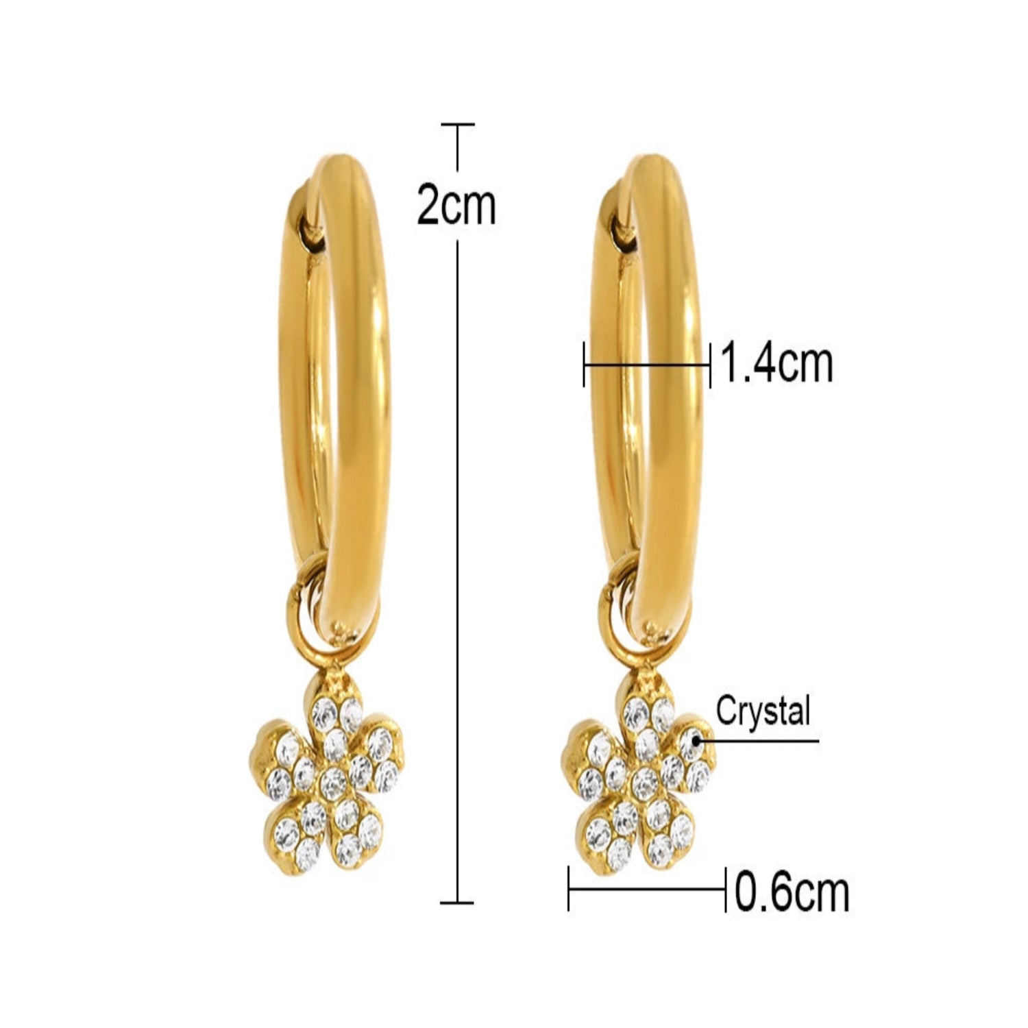 Gold Olive Branch Pearl Earrings JLT13590