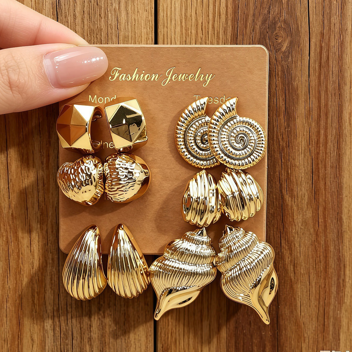 Golden Glow Favourites Earrings JLT14030 (Pack of 6 Pairs)