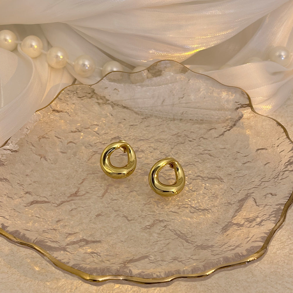 Minimal Gold Mini Pin Earrings JLT14138