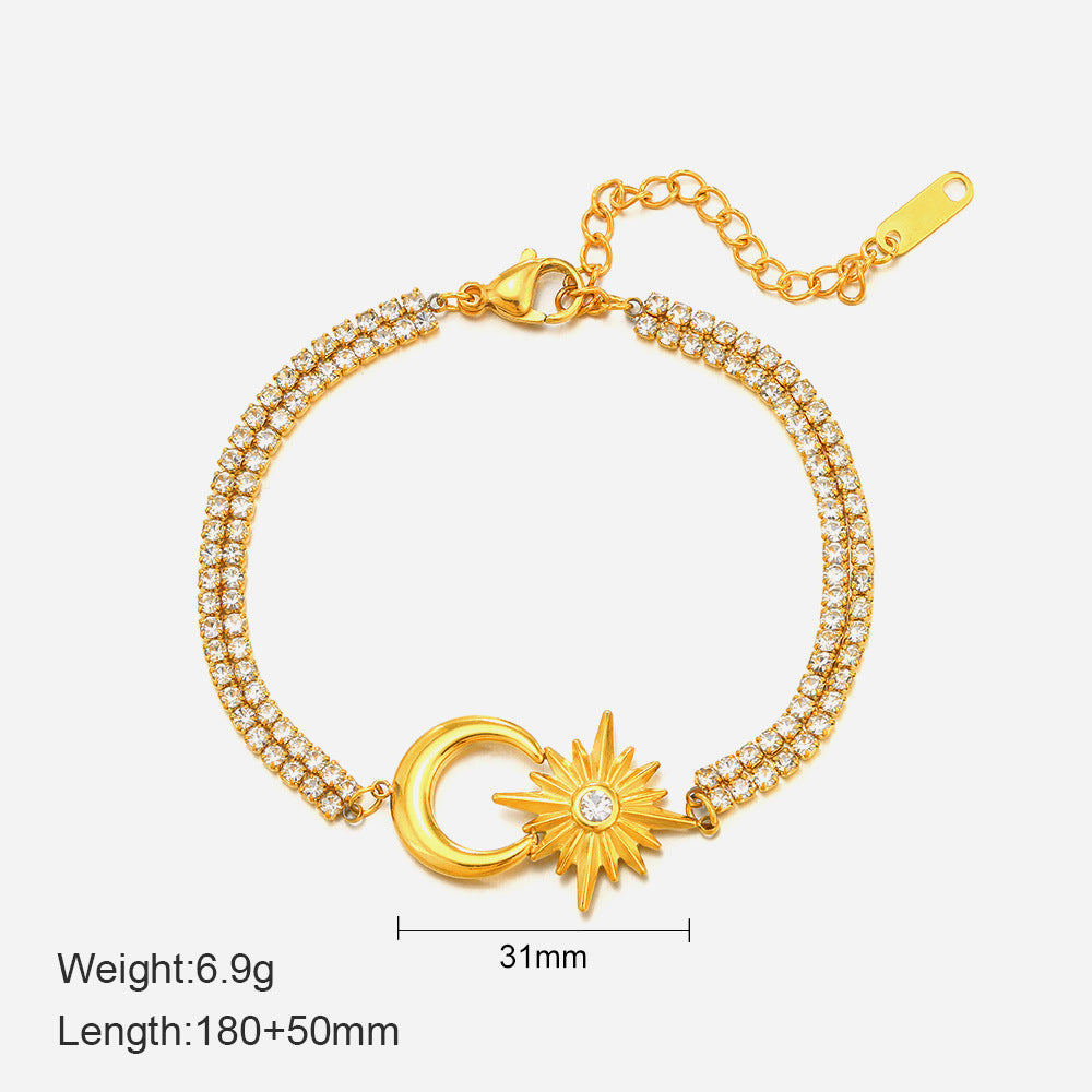 Twilight Harmony Crescent Bracelet JLTB0679