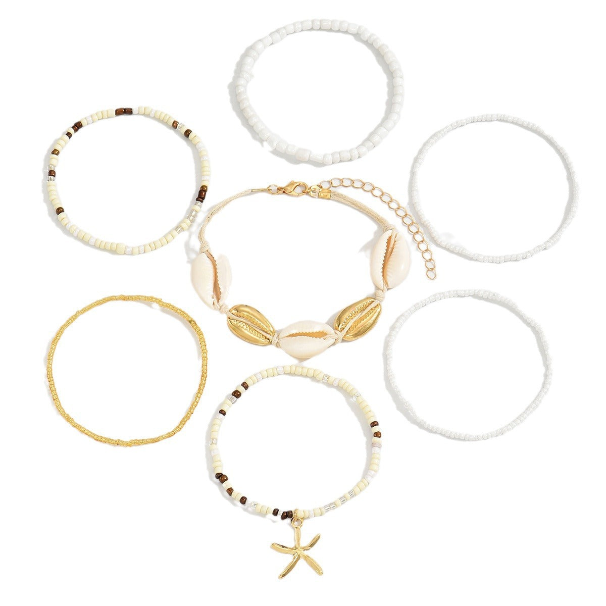 Bohemian personality cowrie shell bracelet set JLTB0709