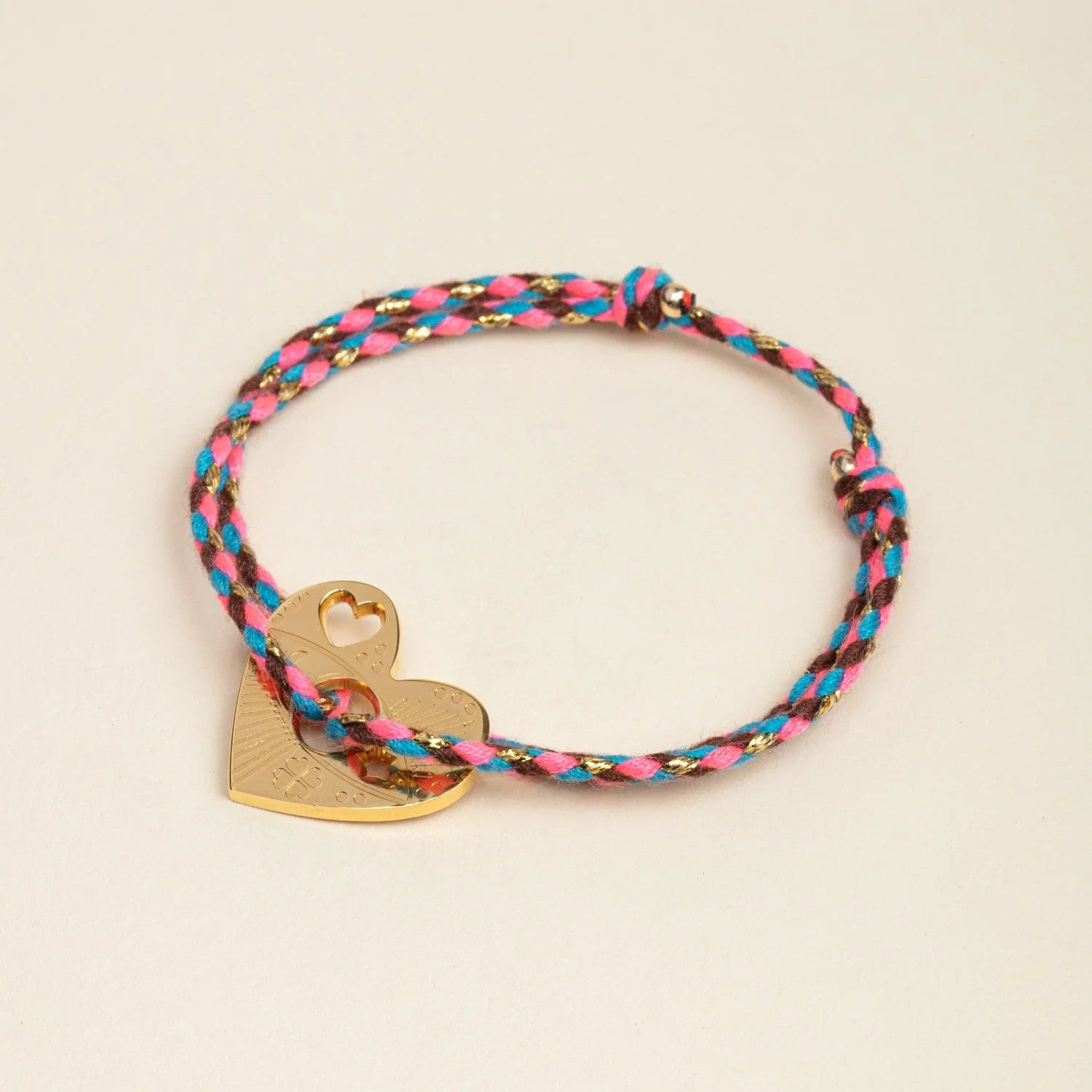 retro style heart-shaped love braided bracelet JLTB0760