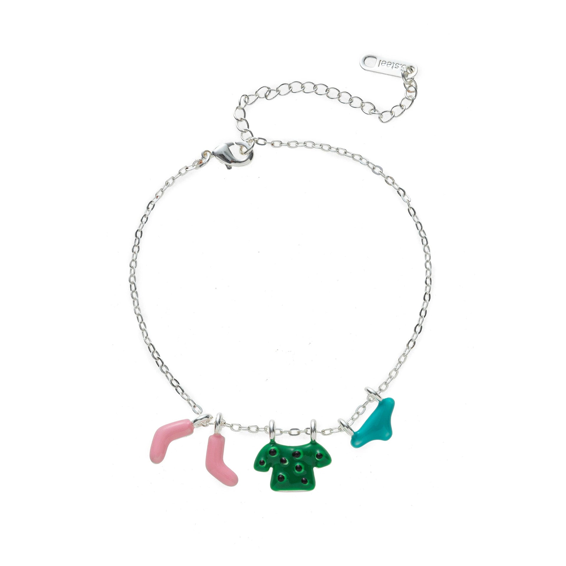 Cute Sterling silver Laundry bracelet JLTB0765
