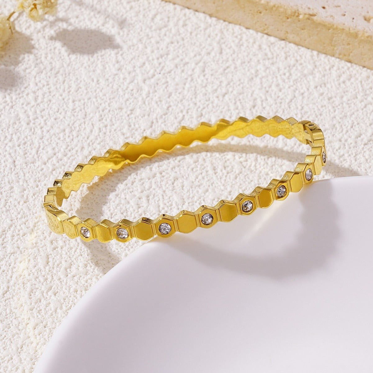Honeycomb Crystal Shine Bracelet JLTB0787