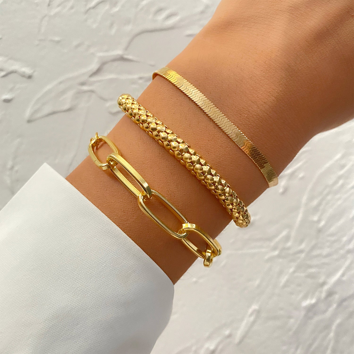 Just Lil Things Artificial Chic Chain Stack JLTB0799
