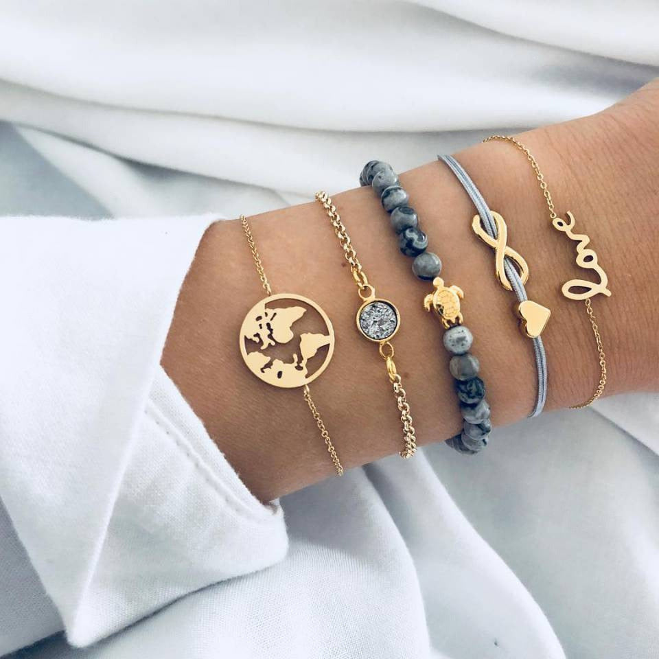Just Lil Things Wander love Stack Set JLTB0800