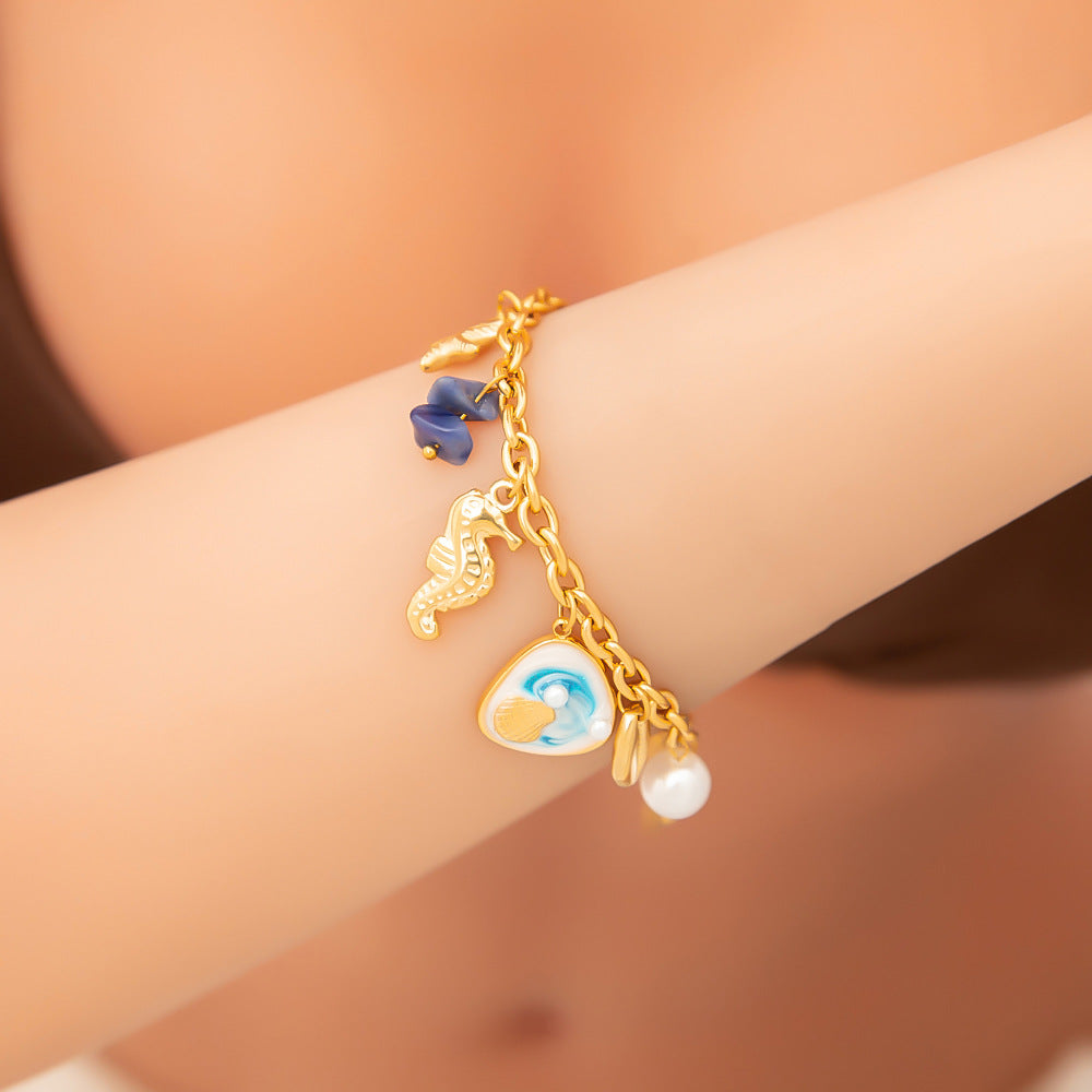 Seaside Serenity Charm Bracelet JLTB0823