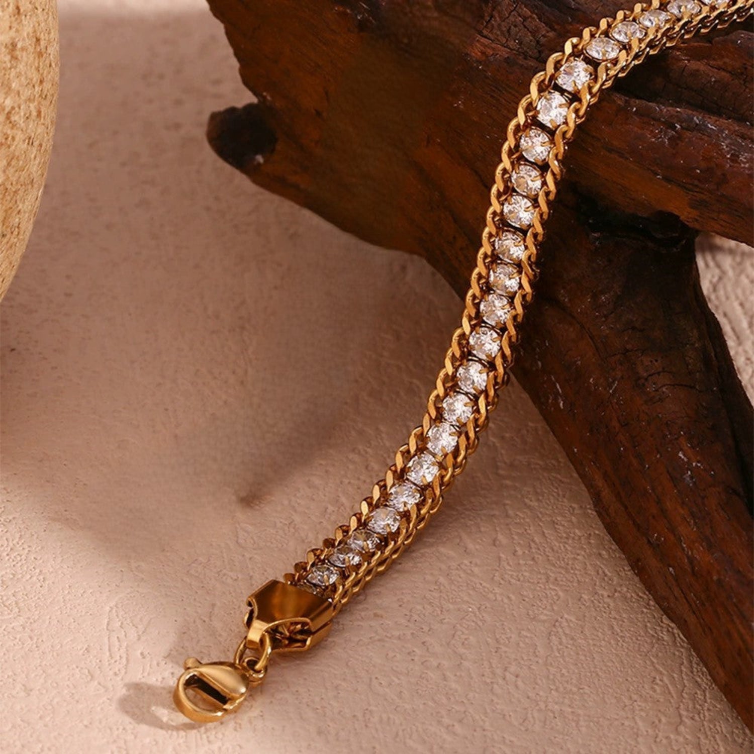 Just Lil Things Crystal Chain Luxe Bracelet JLTB0973