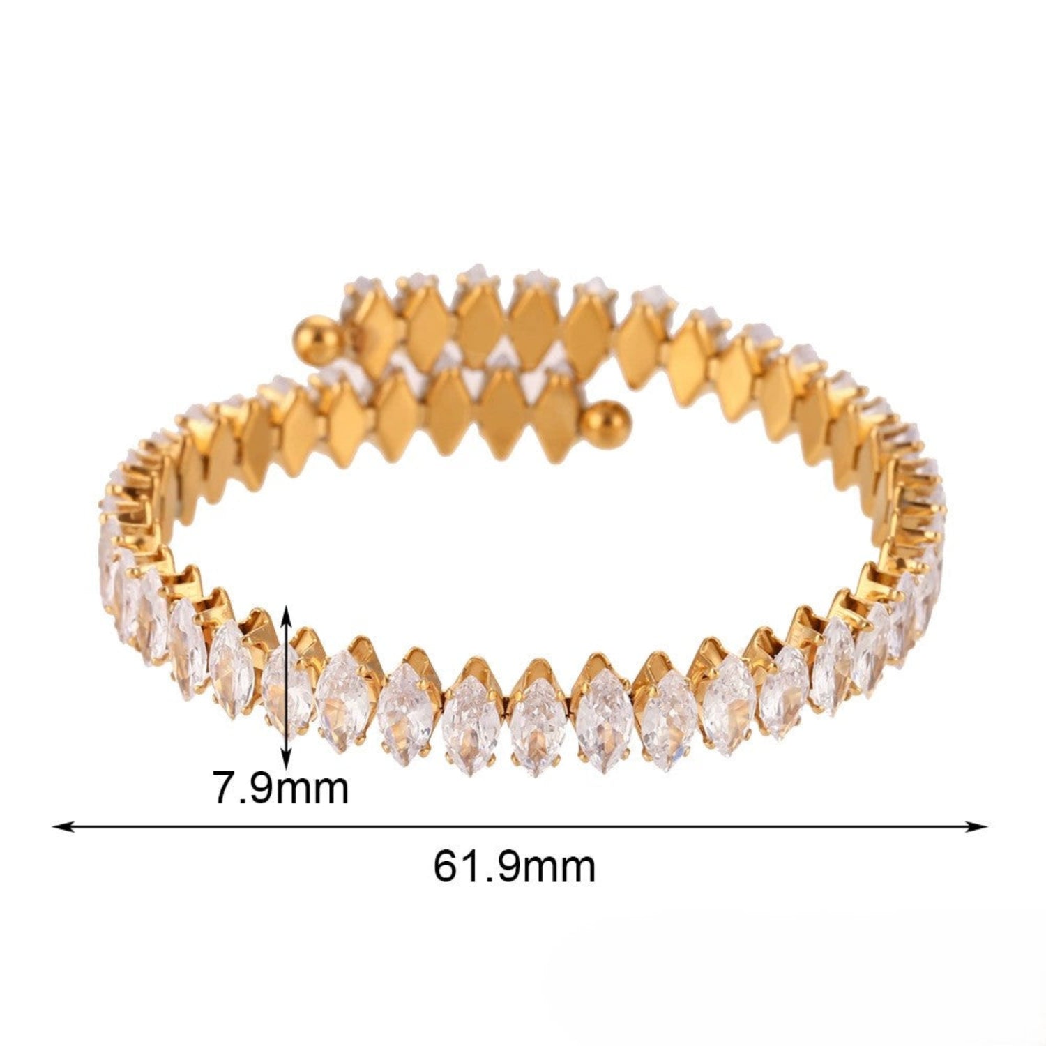 Just Lil Things Marquise Shine Bracelet JLTB0974