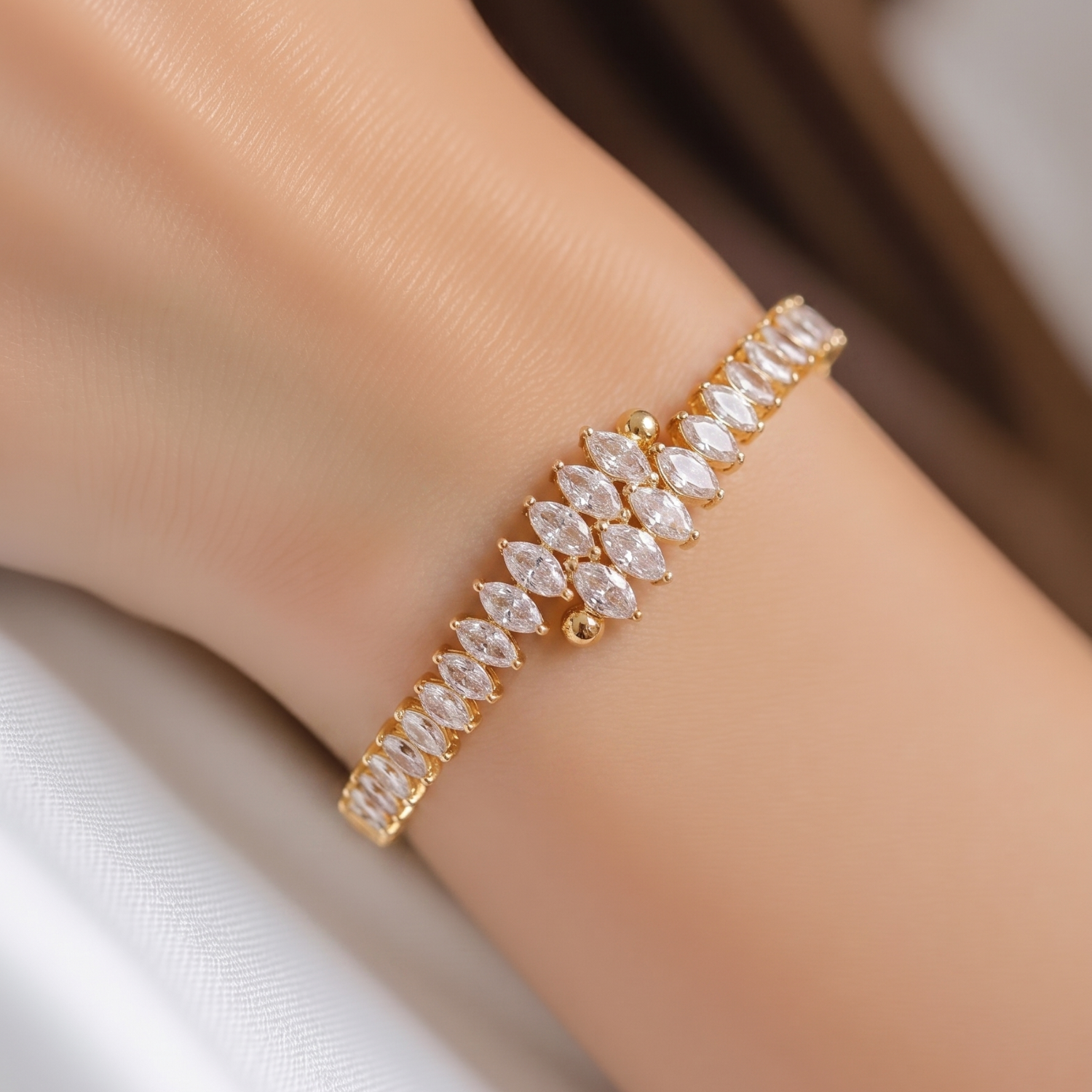 Just Lil Things Marquise Shine Bracelet JLTB0974
