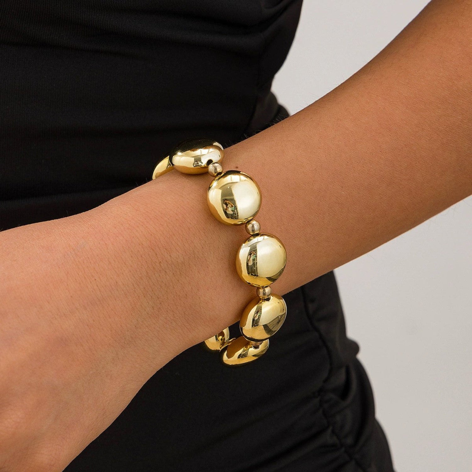 Just Lil Things Classic Gold Beaded Bracelet JLTB0975