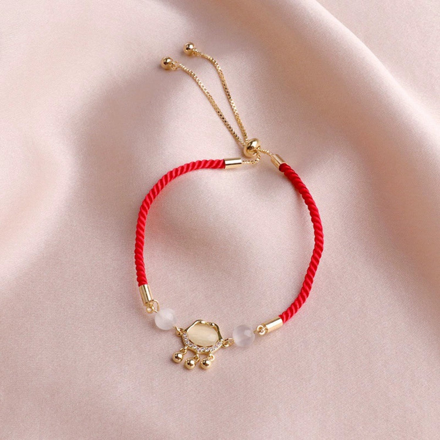 Red Cord Longevity Lock Bracelet JLTB1008