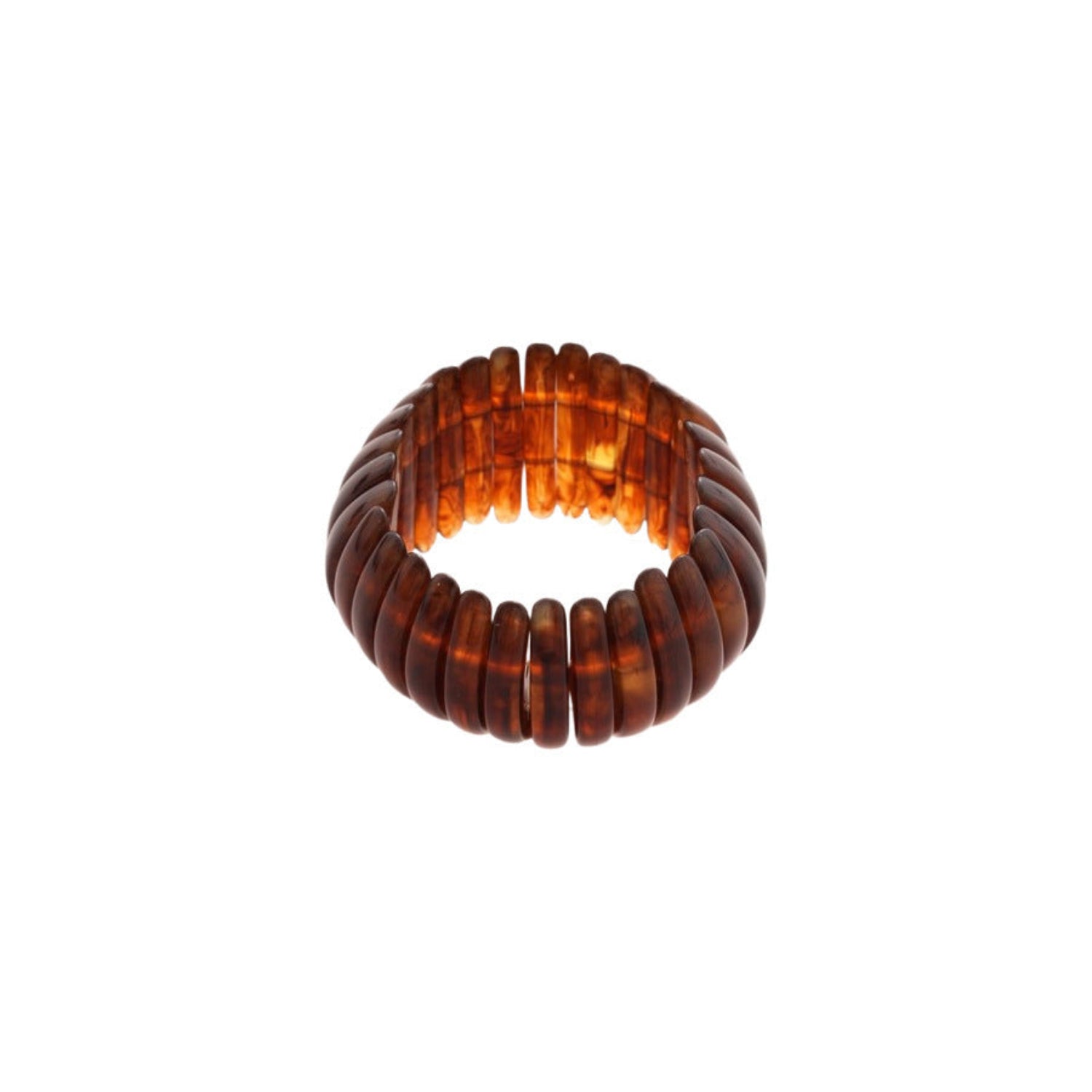 Classic Tortoise Shell Resin Stretch Bracelet JLTB1124
