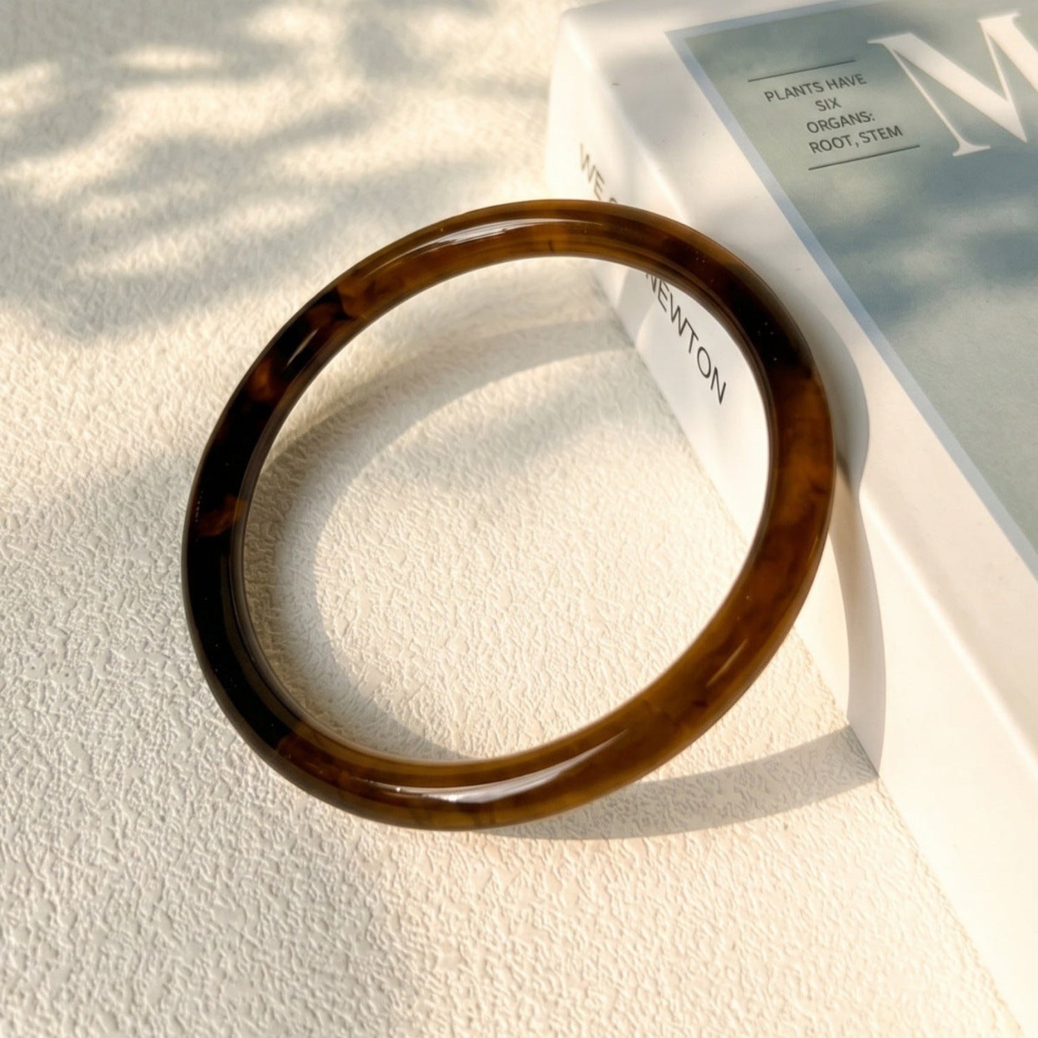 Classic Ivory & Tortoise Resin Bangle Set JLTB1126