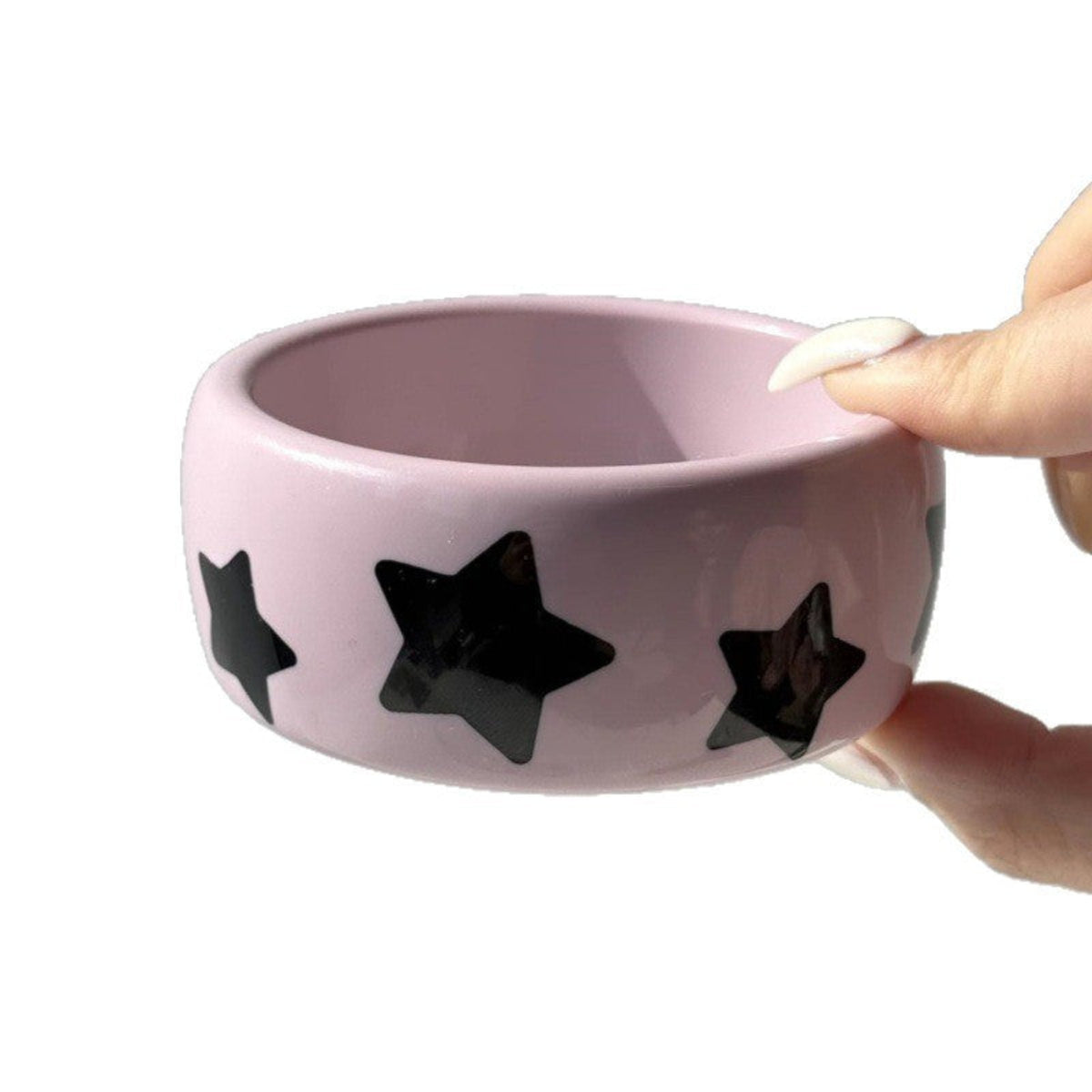 Pink Star Chunky Retro Bangle JLTB1203