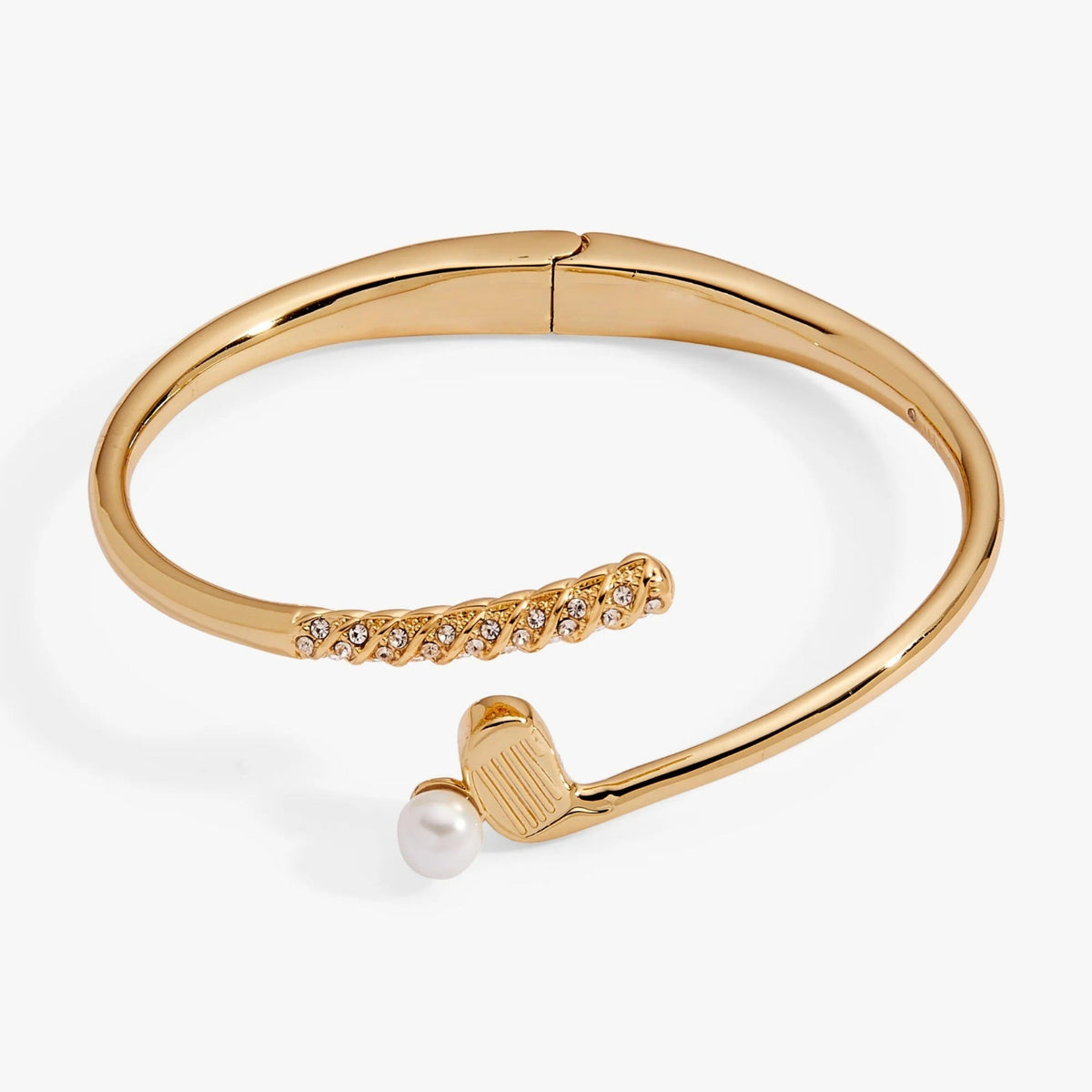 Gold Golf Sporty Pearl Bangle JLTB1222
