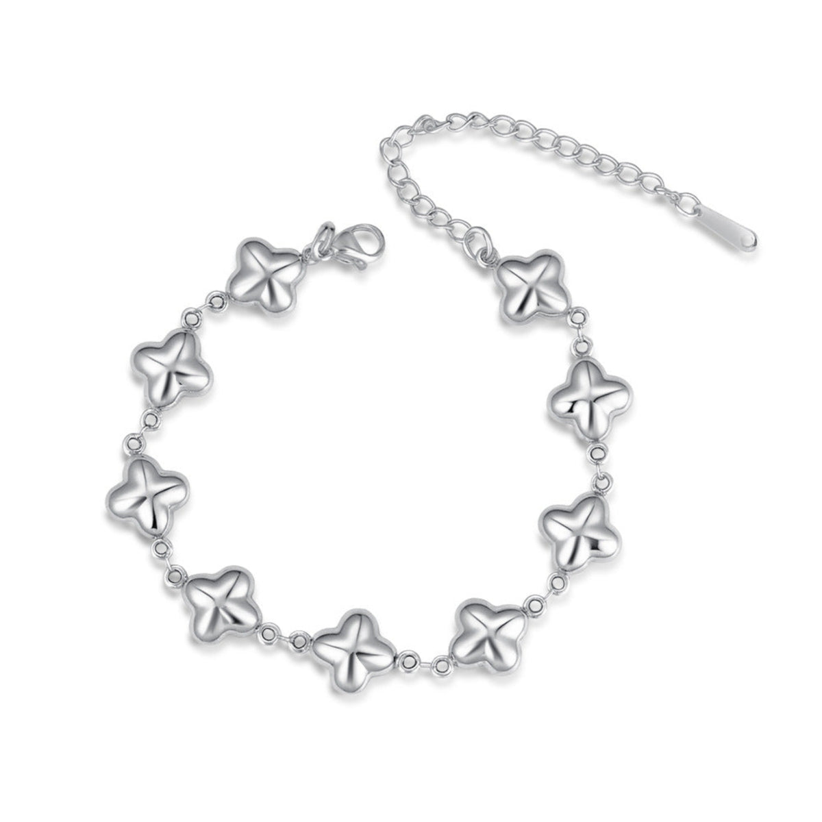 Silver Star Charm Chain Bracelet JLTB1269