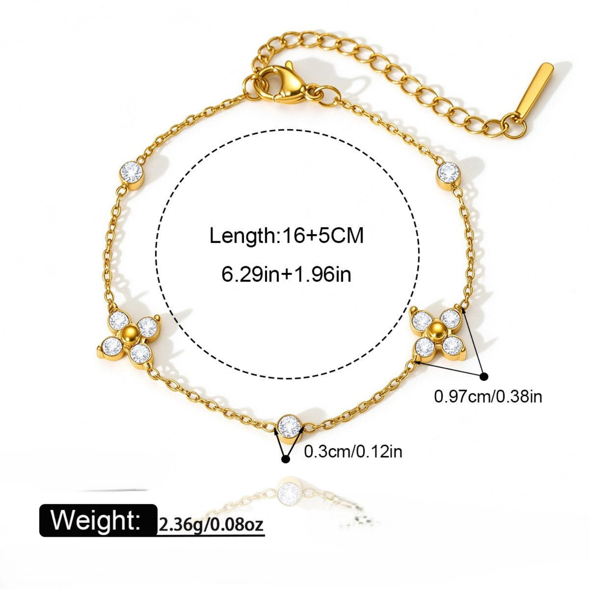 Gold Pearl and Bead Layered Bracelet Set JLTB1271