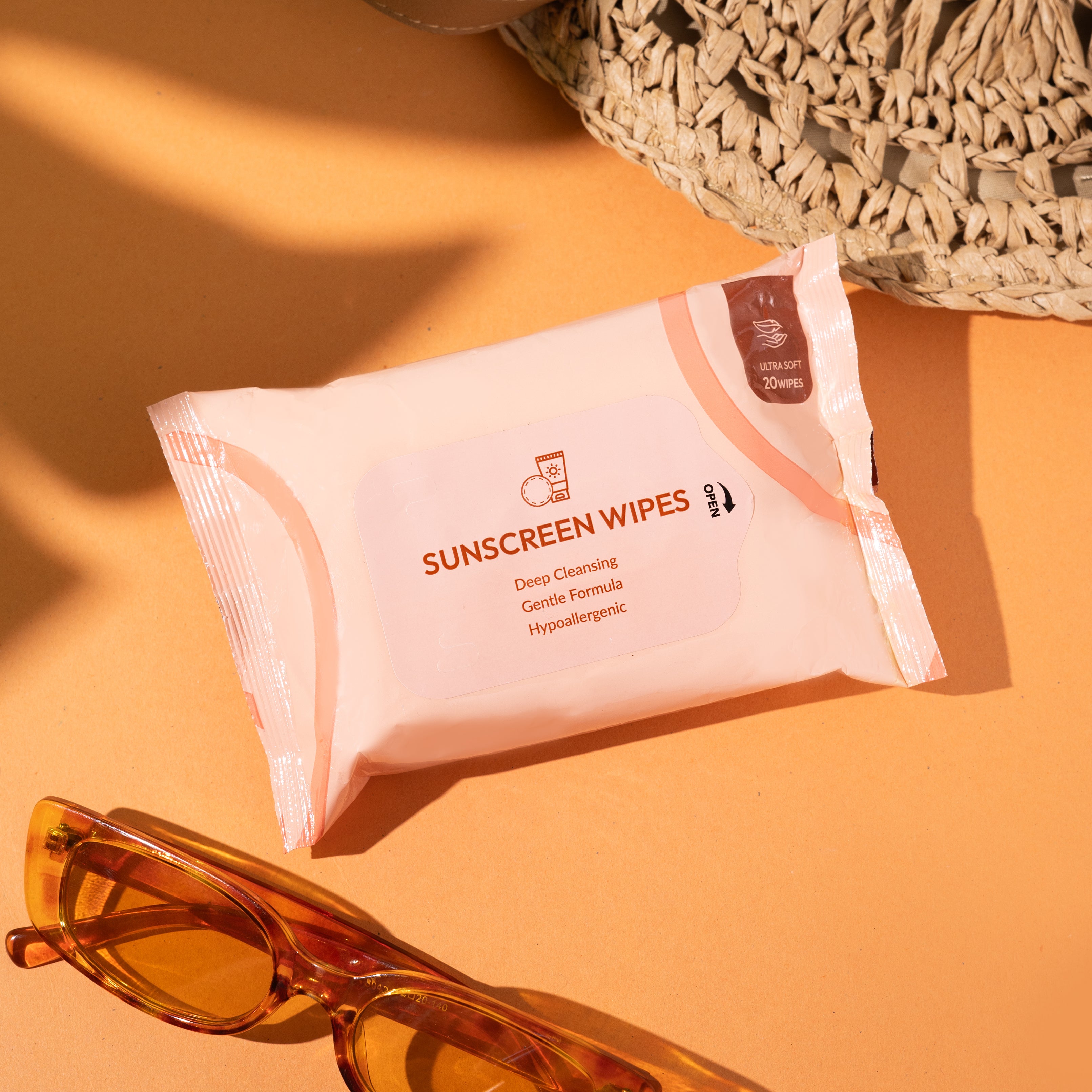 Sunscreen Wipes Pack Of (20) JLTBASICSW0002