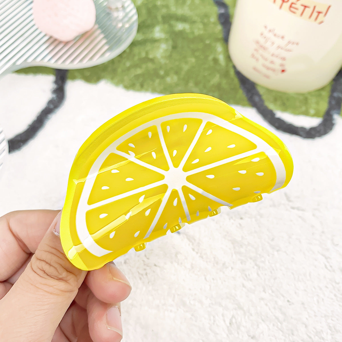 Lemon Slice Hair Claw Clip JLTC0171