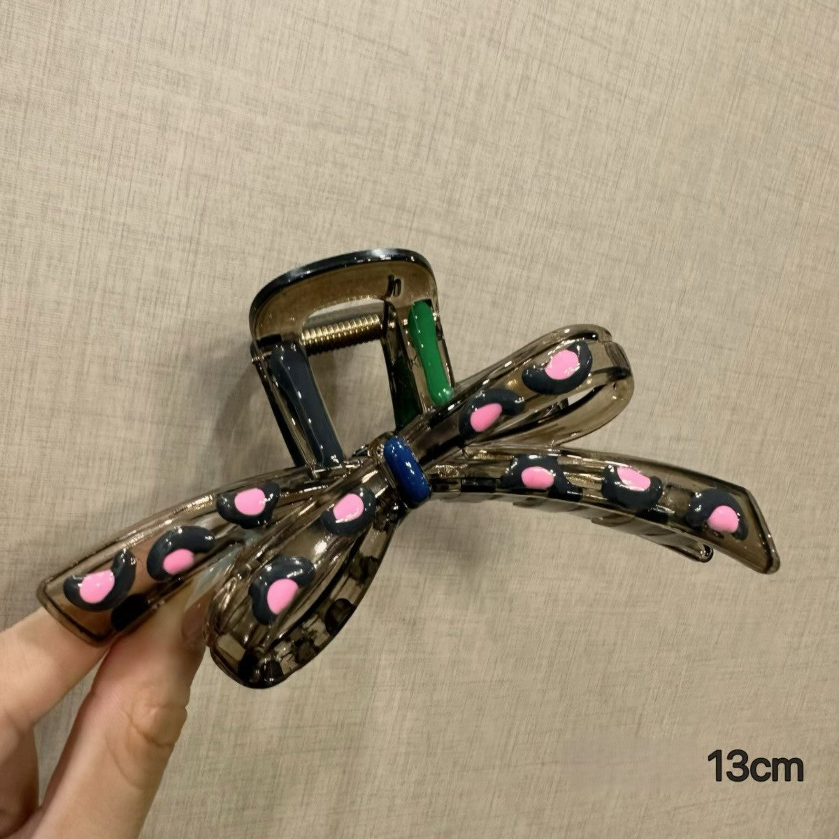 Dark Floral Butterfly Hair Claw Clip JLTC0176