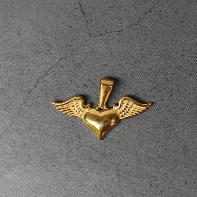 Just Lil Things Artificial Angel Heart Charms JLTCH0032