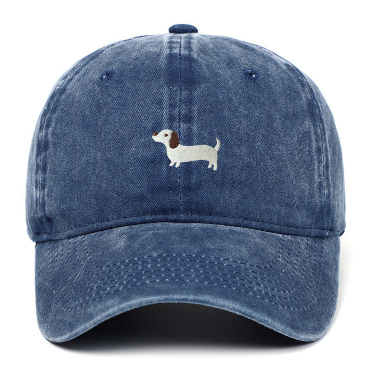 Blue Washed Sheep Embroidery Cap JLTCP0013